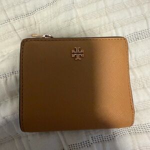 Tory Burch Tan Leather Womens Wallet